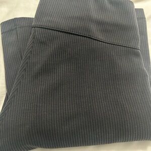 lululemon athletica Black Ribbed Softstreme Flared Pant- worn once